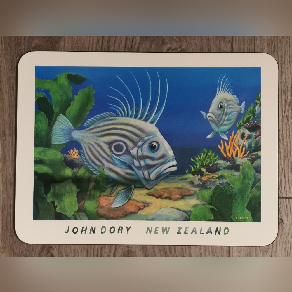 Jason Fish Placemats Set - "Underwater NZ" - Picture 8 of 10